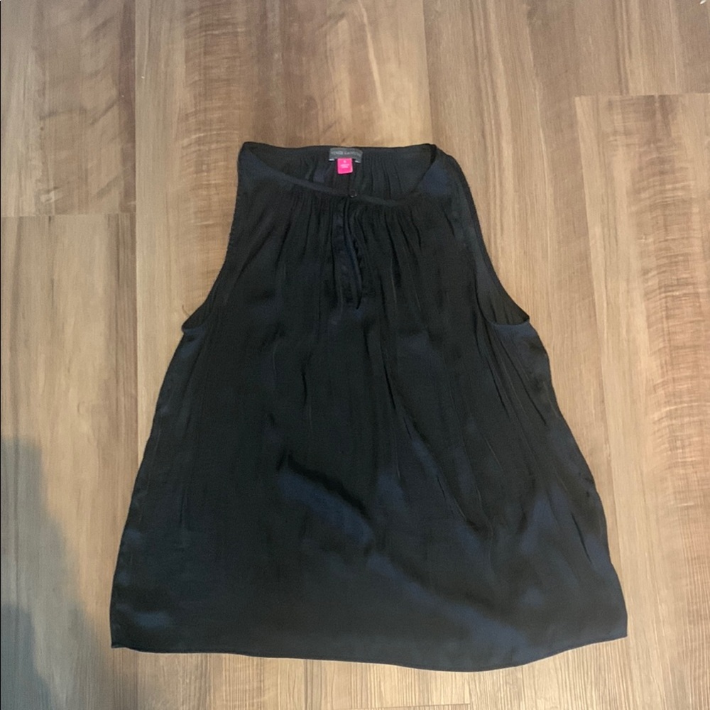 Vince Camuto Black Sleeveless Top Size S